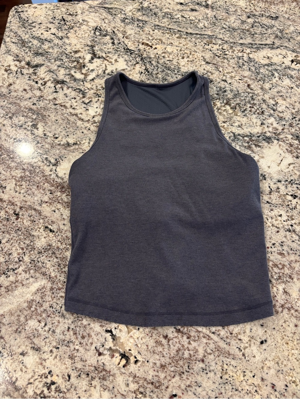 Women's Vuori Navy Blue Sleeveless Ribbed Tank Top